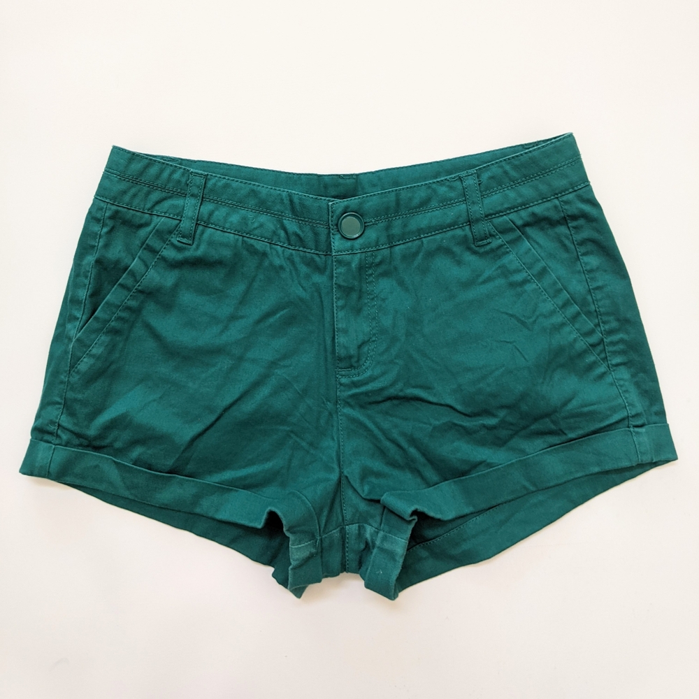 Forever 21 High Waist Green Shorts Pants, Women's Small